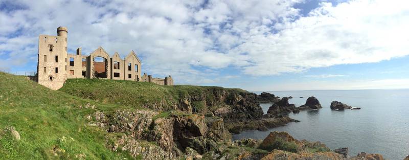 Scotland's Cruden Bay was home to Bram Stoker, the Irish author of Dracula who was inspired by the ruins of Slains Castle. 
