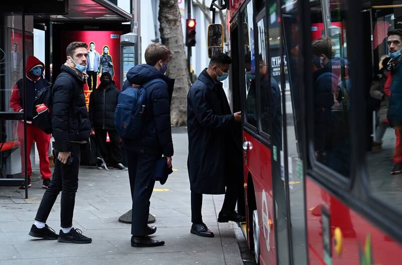 Passengers on London's Tube and buses will no longer need to wear face coverings. EPA