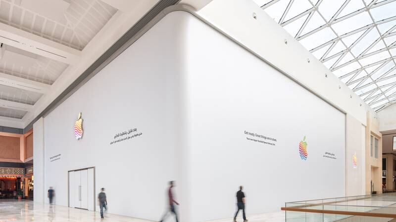 An image that illustrates this article Apple to open bigger redesigned store in Abu Dhabi's Yas Mall