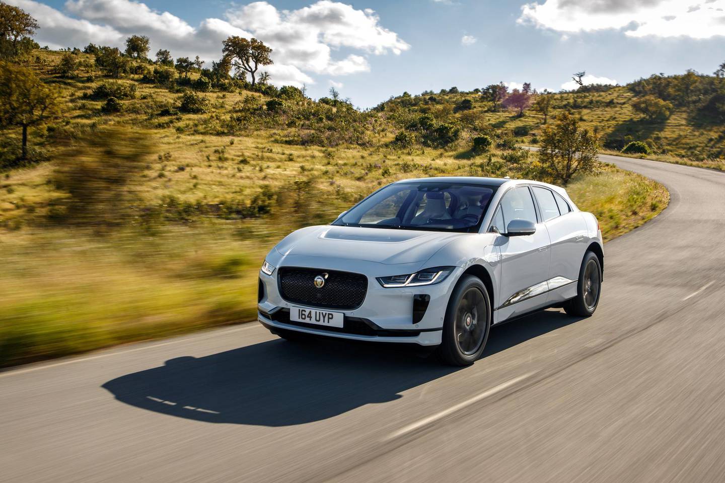 Jaguar I-Pace, the brand's first all-electric car. Courtesy Jaguar Land Rover