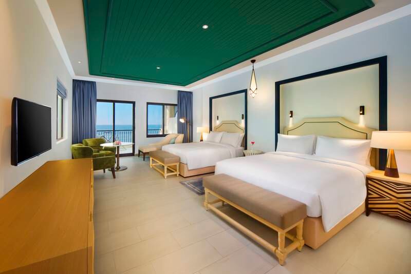 3. A family seafront villa at Hilton Ras Al Khaimah Beach Resort.