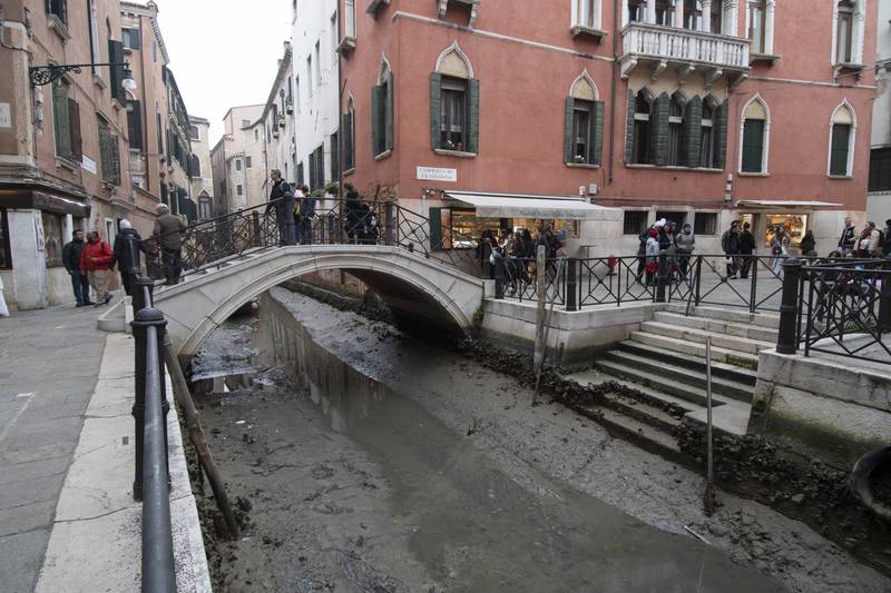 The dry spell comes as the city wraps up the world-famous Venice Carnival
