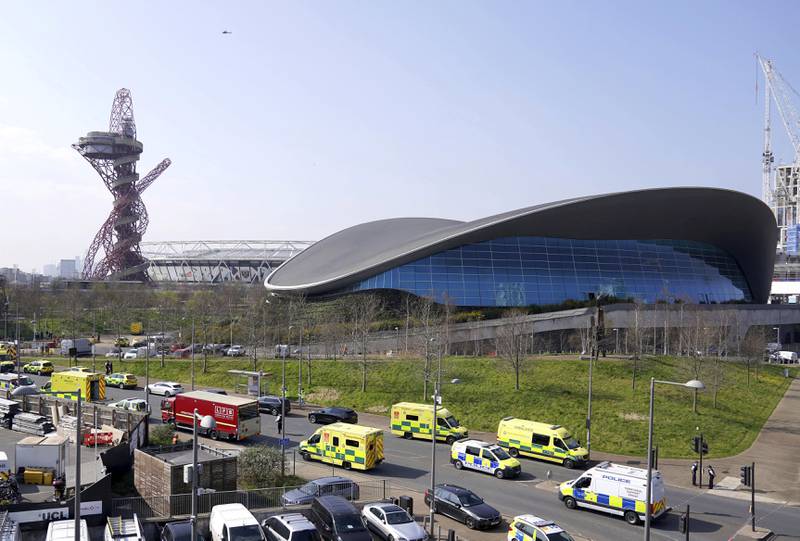 A “major incident” was declared on Wednesday after a gas leak in east London forced police to evacuate the Aquatics Centre at the Queen Elizabeth Olympic Park, a venue that was used for the 2012 Olympic Games. PA
