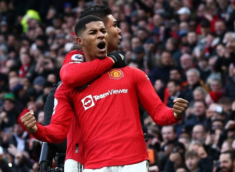 Saturday, January 14 - Man United 2 (Fernandes 78', Rashford 82') Man City 1 (Grealish 60'): Two goals in four minutes helped turn the derby on its head, the first coming in controversial circumstances when Bruno Fernandes scored despite Marcus Rashford clearly being in an offside position ahead of the finish. United have now lost only once in 19 games in all competitions. Manager Erik ten Hag said: "The belief is back and we're in a good direction." EPA