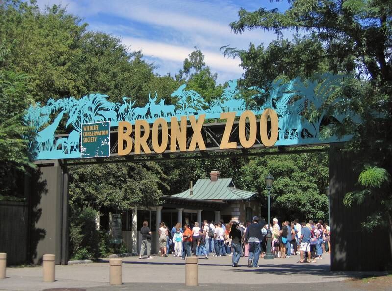 The entrance to New York's Bronx Zoo. Photo Bronx Zoo