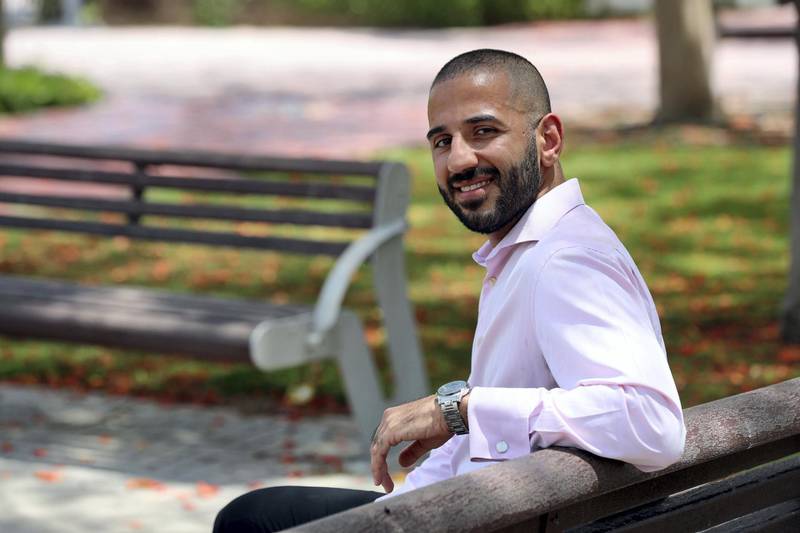 Dubai, United Arab Emirates - Reporter: Alkesh Sharma: Business. Sami Elayan photographed for the generation start up feature. Thursday, May 28th, 2020. Dubai. Chris Whiteoak / The National