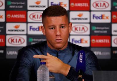 Soccer Football - Europa League - Chelsea Press Conference - Cobham Training Centre, Cobham, Britain - October 3, 2018   Chelsea's Ross Barkley during the press conference    Action Images via Reuters/Andrew Boyers