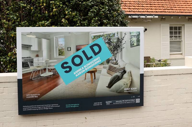 Australia’s A$9.4 trillion ($6.4 trillion) housing market has declined 8 per cent from the recent peak reached in April. Getty Images