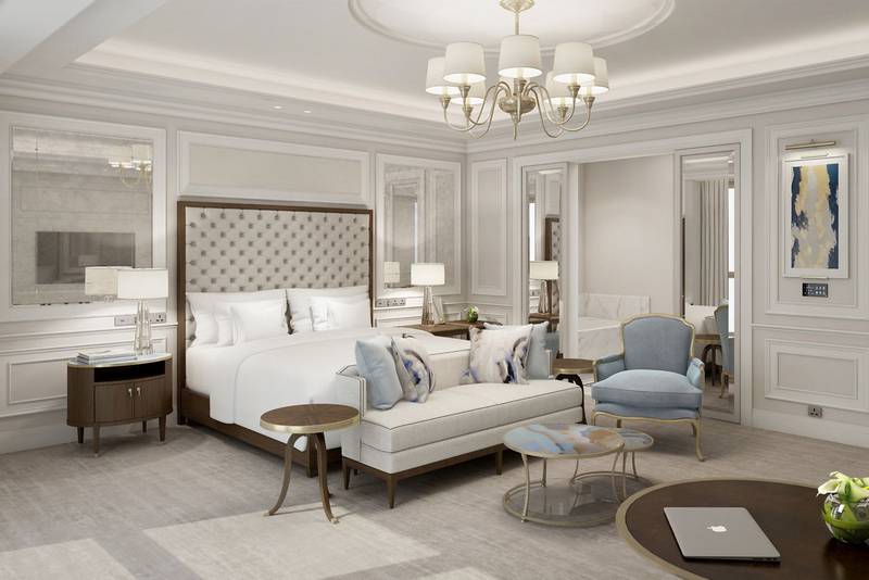 Rooms at The Ritz-Carlton, Amman are some of the largest in the country. Photo: Marriott