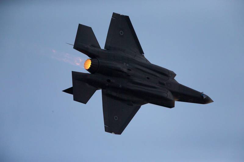 FILE - In this Dec. 29, 2016 file photo, an Israeli Air Force F-35 plane performs during a graduation ceremony for new pilots in the Hatzerim Air Force Base near Beersheba, Israel. Maj. Gen. Amikam Norkin, the head of Israelâ€™s air force said Tuesday, May 22, 2018, that it used the next-generation F-35 fighter jet for the first time during a recent mission. He told a conference that the plane had flown over Beirut, and that the air force is just beginning to understand â€œthe huge potentialâ€ of the aircraft. (AP Photo/Ariel Schalit, File)