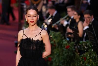 Actress Emilia Clarke poses for a photo as she attends Vogue World. Reuters
