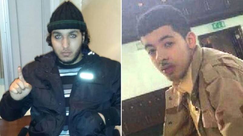 Abdalraouf Abdallah, left, has refused to speak about his contact with Manchester bomber Salman Abedi