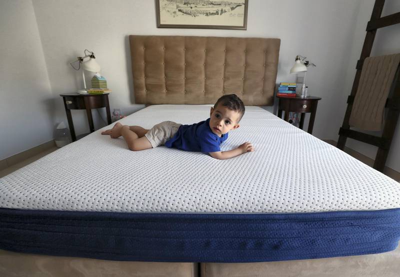 Dubai, United Arab Emirates - September 12, 2018: Feature story about "mattress in a box". Wednesday, September 12th, 2018 at Mira, Dubai. Chris Whiteoak / The National
