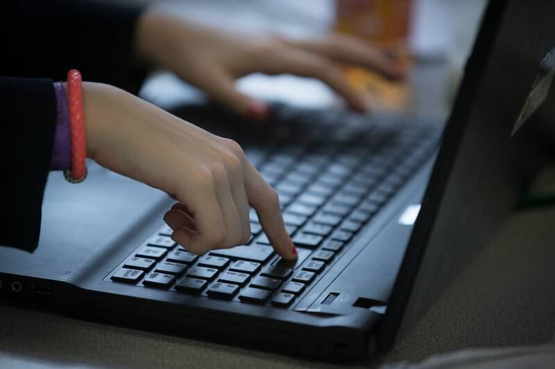 A report shows that almost half of young adults aged 18 to 20 in the Mena region suffered abuse online when they were growing up. Photo: Getty