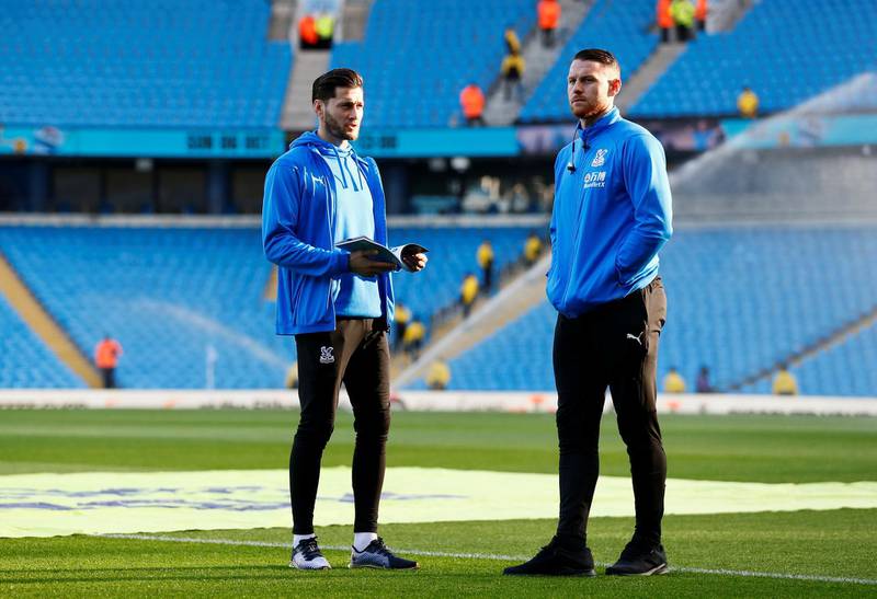 Crystal Palace striker Connor Wickham, right, moved to Sheffield Wednesday. Reuters