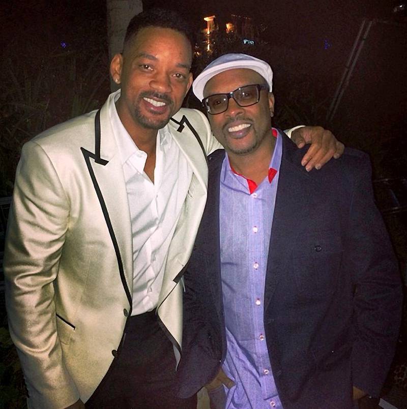 DJ Jazzy Jeff posted this photo on him with actor Will Smith on his instagram account. Dec. 31, 2013. "Guess who came to rock with me in Dubai for New Years!!!! Happy 2014."