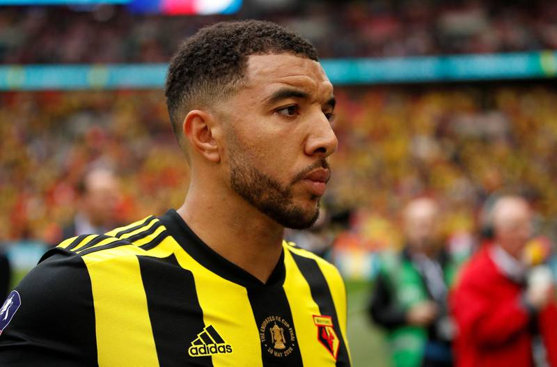 Watford's Troy Deeney looks dejected after the match. Reuters