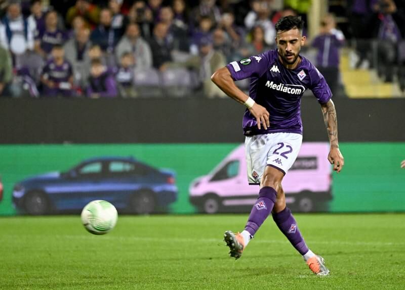 Nicolas Gonzalez earns £54,000 a week at Fiorentina. EPA