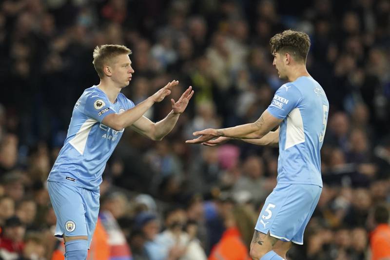 Oleksandr Zinchenko 7 - Replaced John Stones with 13 minutes to go and was involved in the third goal.
AP