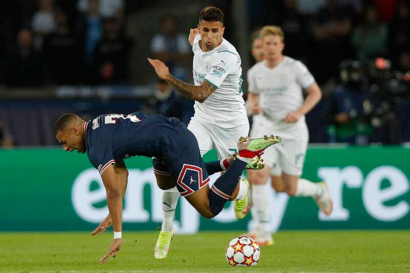 Joao Cancelo 8 – Fed a teasing ball into the area that was cleared before it reached Bernardo Silva. Picked up a yellow card for scything down Mbappe. He came close with a shot from the edge of the area, but it was well saved by Donnarumma. EPA