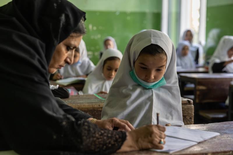 Older girls are waiting on the Taliban as to when, and if, they can resume their studies.