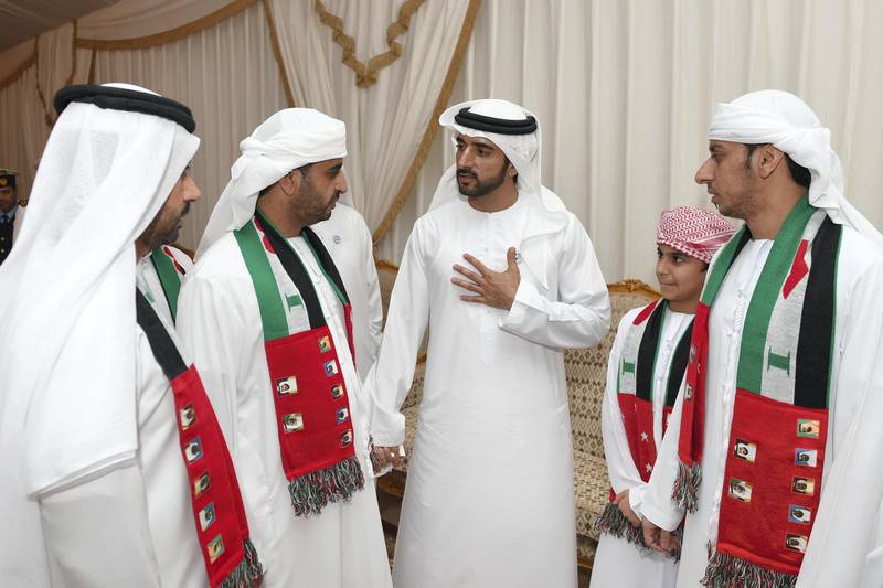 Sheikh Hamdan bin Mohammed, Crown Prince of Dubai, offers his condolences on the deaths of four UAE servicemen in Yemen, on June 16, 2018. Wam