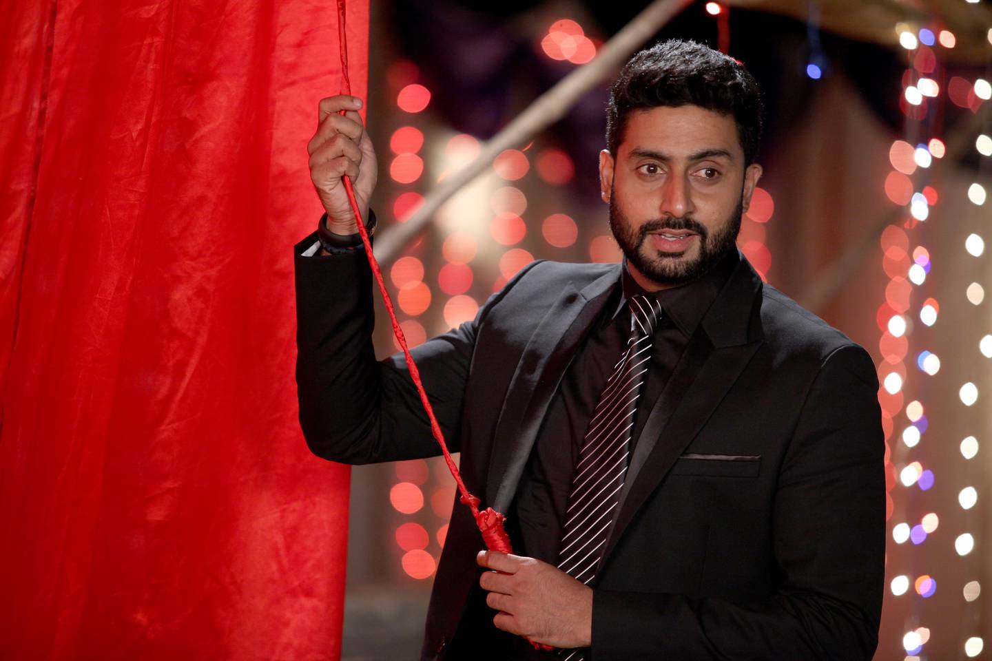 A handout photo of Abhishek Bachchan in "All is Well" (Courtesy: T-Series) *** Local Caption ***  bachchan-all-is-well.JPG
