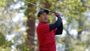 An image that illustrates this article Woods plays practice round at Southern Hills, targets US PGA Championship