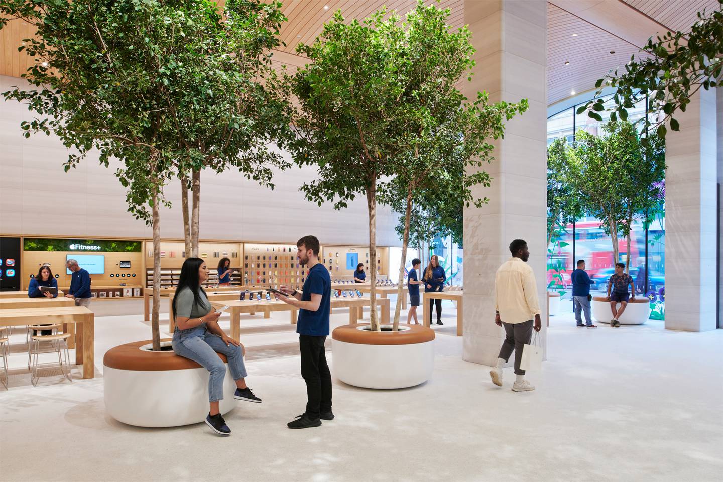 The Apple Brompton Road store in London. Photo: Apple