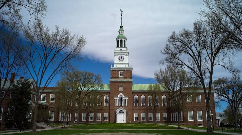 Ivy League University Dartmouth College is in Hanover, New Hampshire. EPA