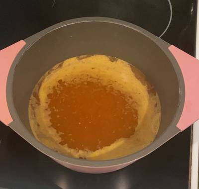 7. It will take 10 to 15 minutes for the mixture to thicken into a syrup. Farah Andrews / The National
