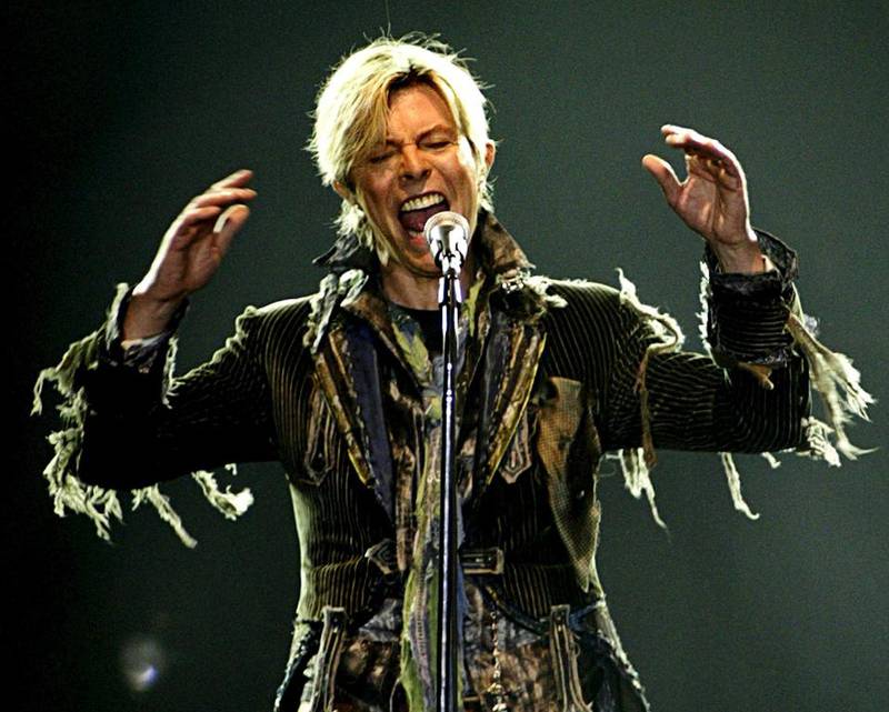 British singer David Bowie performs in a concert during his worldwide tour called A Reality Tour at T-mobile arena in Prague on June 23, 2004. David W Cerny / Reuters