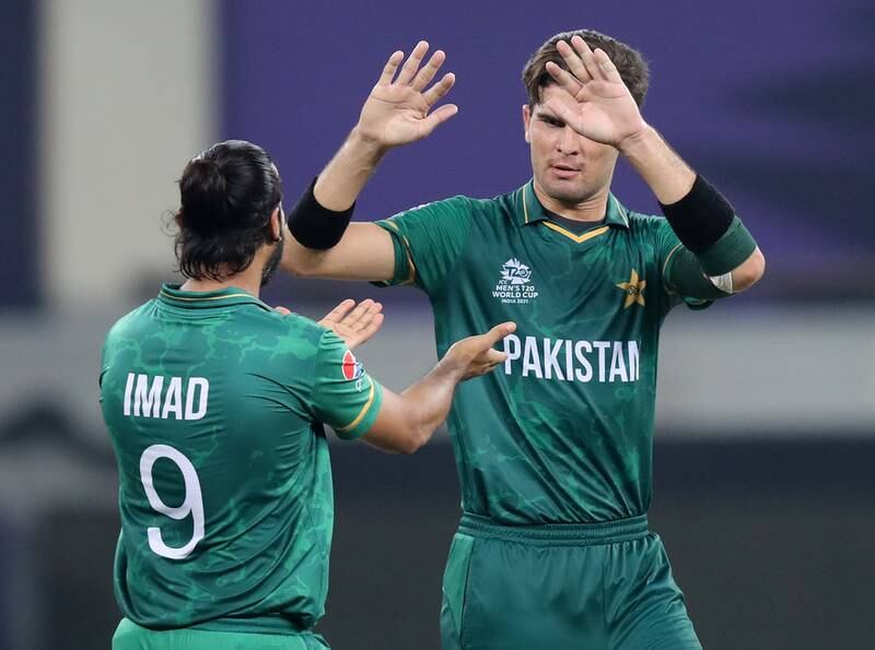 Shaheen Afridi – 9.5. (3-31) Spellbinding all the way till his last ball, which went no-ball four, then four overthrows. Chris Whiteoak / The National