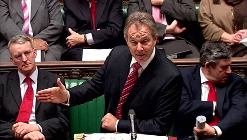 Former British Prime Minister Tony Blair speaking in the House of Commons, London. Issue date: Tuesday July 19, 2022.