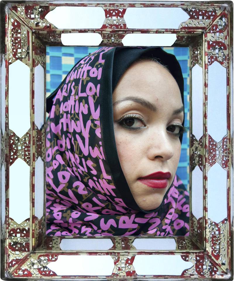 'Gretchen', Designer Hijabs series by Hassan Hajjaj. Courtesy the artist and MEP Paris France