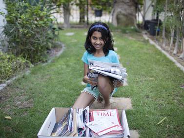 11-year-old Dubai resident and team of ‘waste warriors’ spread recycling message