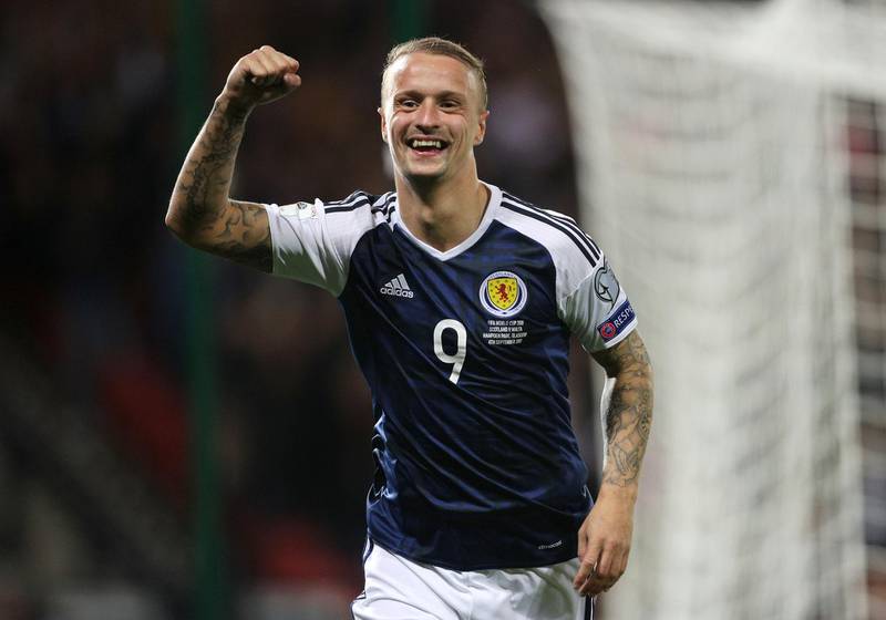 File photo dated 04-09-2017 of Scotland's Leigh Griffiths. PA Photo. Issue date: Tuesday November 3, 2020. Steve Clarke has warned Leigh Griffiths he will have to be in top shape if he wants the chance to fire Scotland to Euro 2020. The national team boss has included the Celtic striker in his squad for the first time since taking over as reward for Griffiths’ recent return to scoring form. See PA story SOCCER Scotland. Photo credit should read Owen Humphreys/PA Wire.