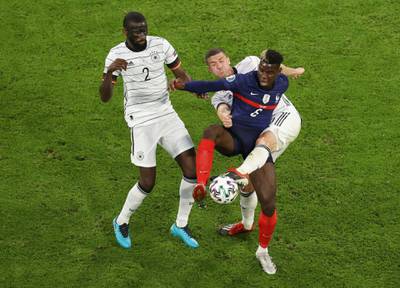 Antonio Rudiger 5 – The Chelsea man had an interesting battle with Paul Pogba. He lost him once at a corner which, fortunately for Germany, resulted in a header that finished just over the bar. He then appeared to bite him in the second half, which miraculously went unpunished. Reuters