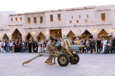 Qatar's iftar cannon firing, on the first day of Ramadan. Olga Stefatou/ The National