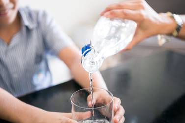 Many UAE restaurants already offer filtered tap water. Reem Mohammed / The National