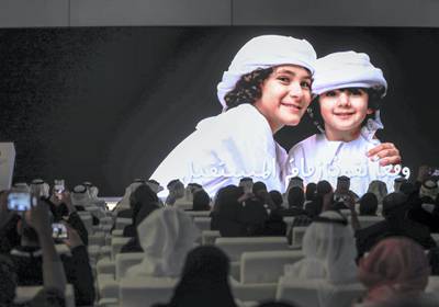 Abu Dhabi, U.A.E., January 22, 2019.  Official launch ceremony of Department of Community Development at the Louvre Abu Dhabi.Victor Besa / The NationalSection:  NAReporter:  Shireena Al Nowais