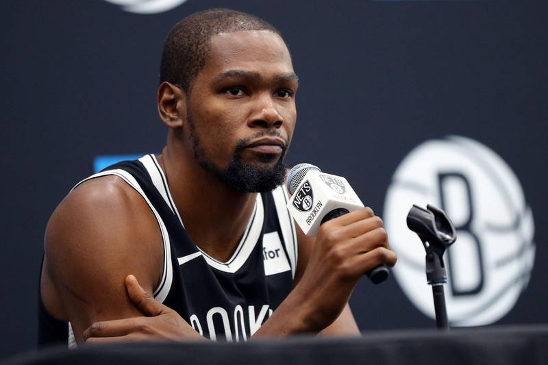 Kevin Durant is reportedly among four Brooklyn Nets players who have tested positive for the coronavirus and are in isolation. The injured Durant, who has yet to play for the Nets since signing for the team last year, confirmed to The Athletic website he had tested positive for the virus. "Everyone be careful, take care of yourself and quarantine. We're going to get through this," Durant was quoted as saying. AFP