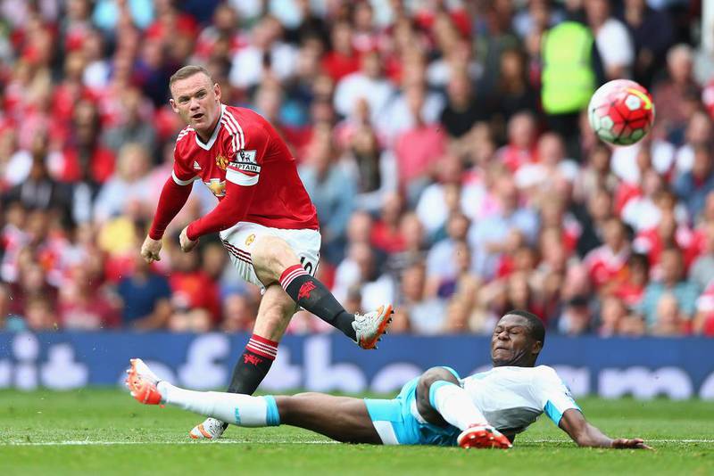 Wayne Rooney of Manchester United shoots during the Barclays Premier League match between Manchester United and Newcastle United at Old Trafford. He said visualisation is a vital part of his preparation for a big game. Clive Brunskill / Getty Images
