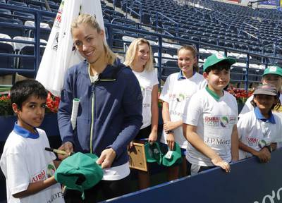 Angelique Kerber. Courtesy Dubai Duty Free Tennis Championships