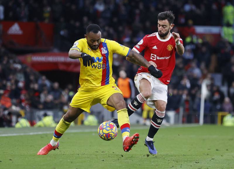 Jordan Ayew - 5: Had one curling effort wide from outside penalty area in first half that didn’t trouble de Gea. Should have broken deadlock with 15 minutes to go to but volleyed wide from narrow angle. Costly miss as Fred scored soon after. Reuters