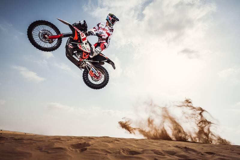 Ross Brance in action at the Abu Dhabi Desert Challenge. Photo: ADDC