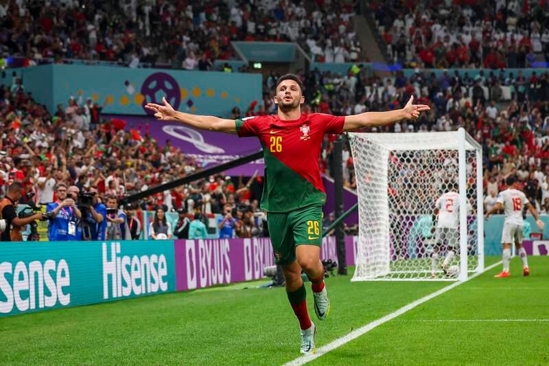 Goncalo Ramos - 10. Blasted Portugal into the lead with a brilliant finish in his first tournament start, then added a second goal after half time. Set up Guerreiro for Portugal’s fourth, although his attempt at a defensive header also set up Manuel Akanji before he scored with a beautifully dinked effort for his hat-trick. EPA