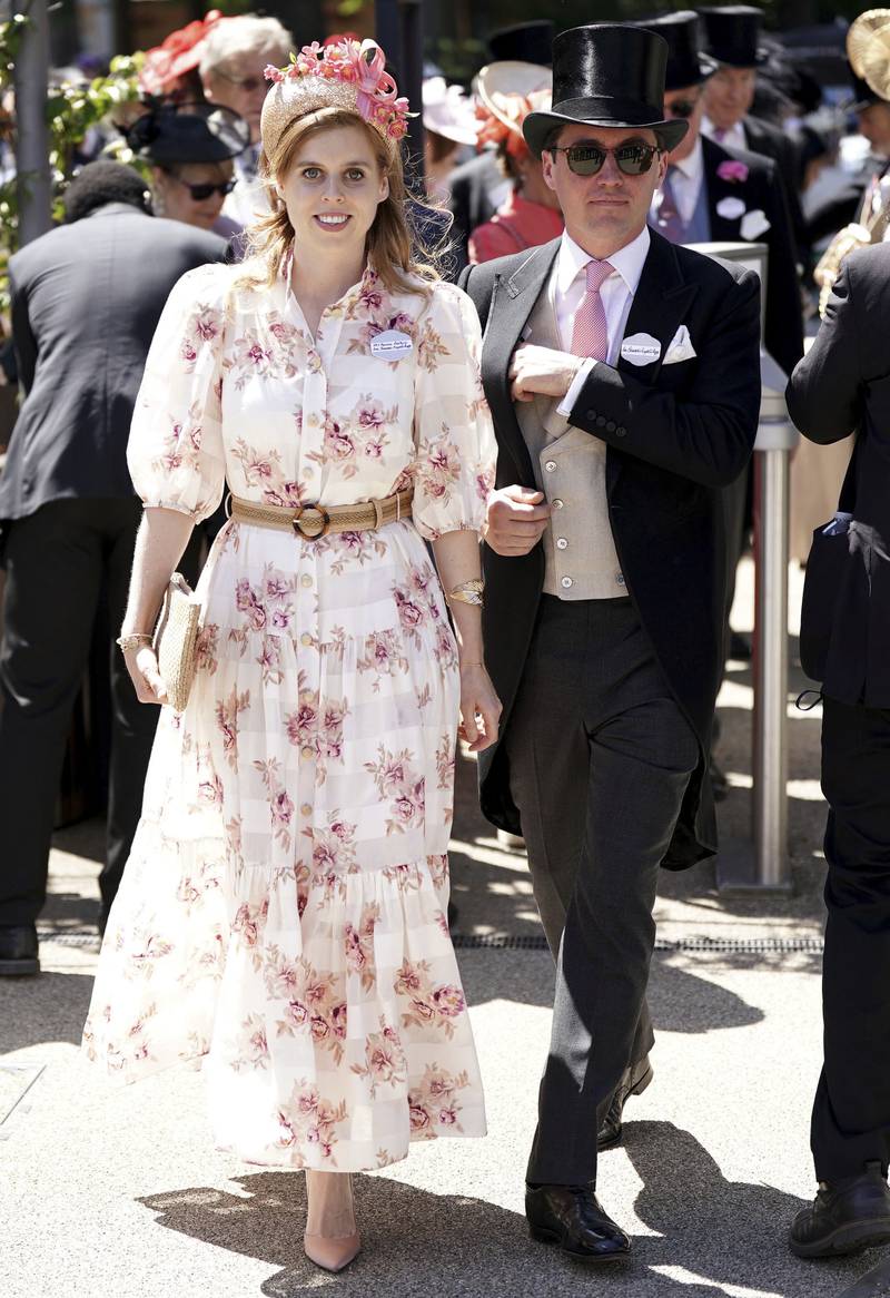 Princess Beatrice and Edoardo Mapelli Mozzi. PA via AP