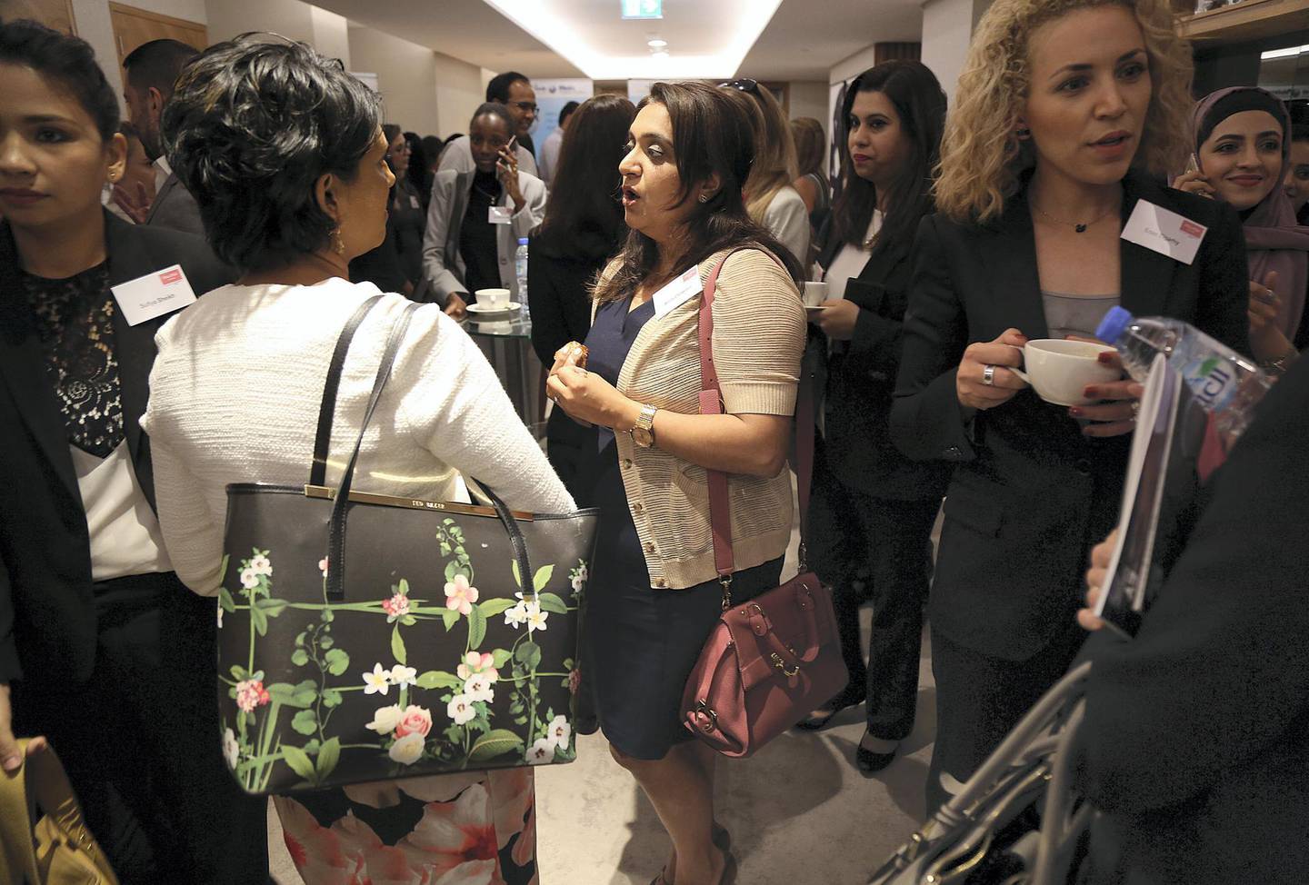 Dubai, March 01,2018: Visitors at The Return to Work Career Fair in Dubai. Satish Kumar for the National/ Story by Alice