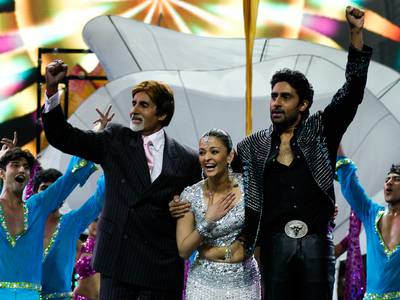 Amsterdam got its taste of Bollywood magic in 2005, with director Karan Johar and actor Fardeen Khan as hosts. A performance by the Bachchan family, featuring Amitabh, Aishwarya Rai and Abhishek, pictured, was one of the highlights of the evening. 